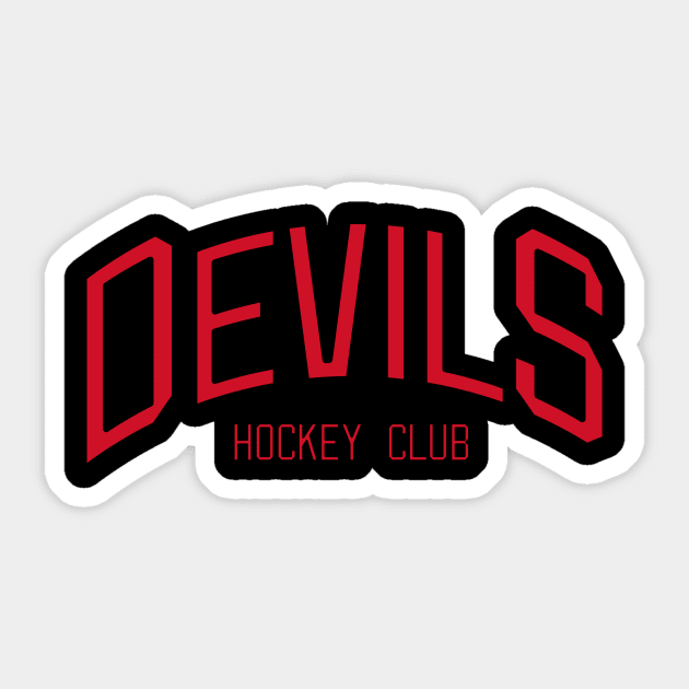 Devils Hockey Club Sticker by teakatir